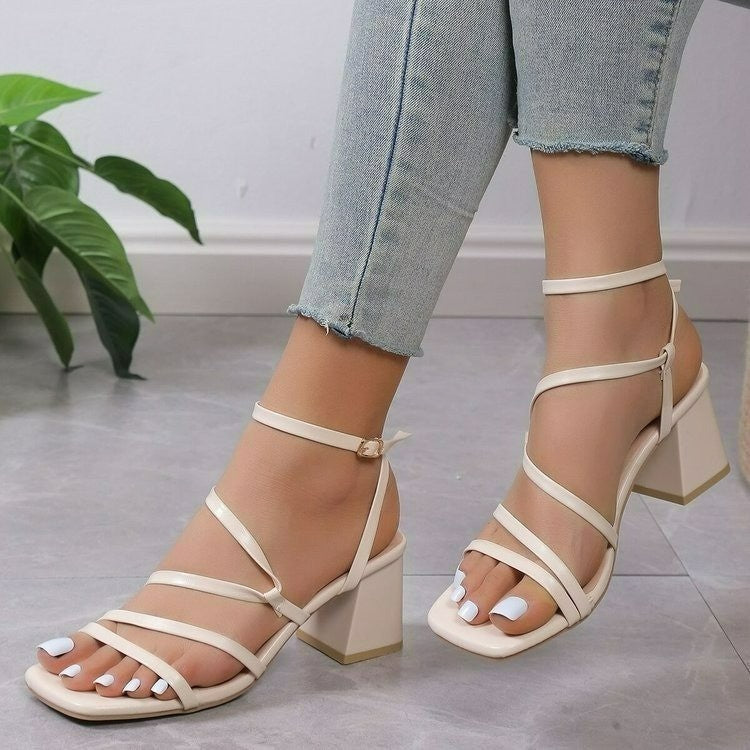 Plus Size Fashion Open Toe Slippers