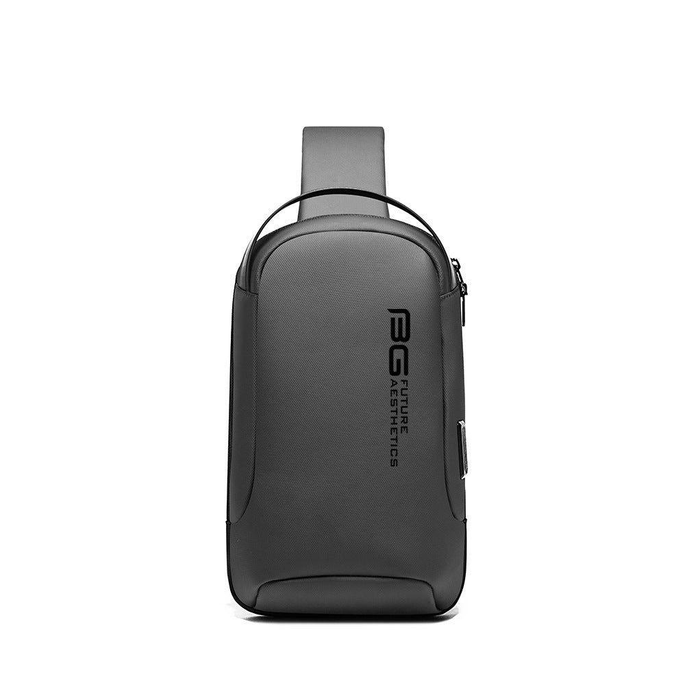 Men's Casual Shoulder Business Usb Shoulder Bag