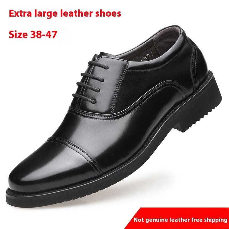 Business Formal Wear Three Section Leather Shoes