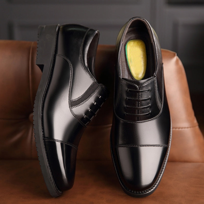 Business Formal Wear Three Section Leather Shoes